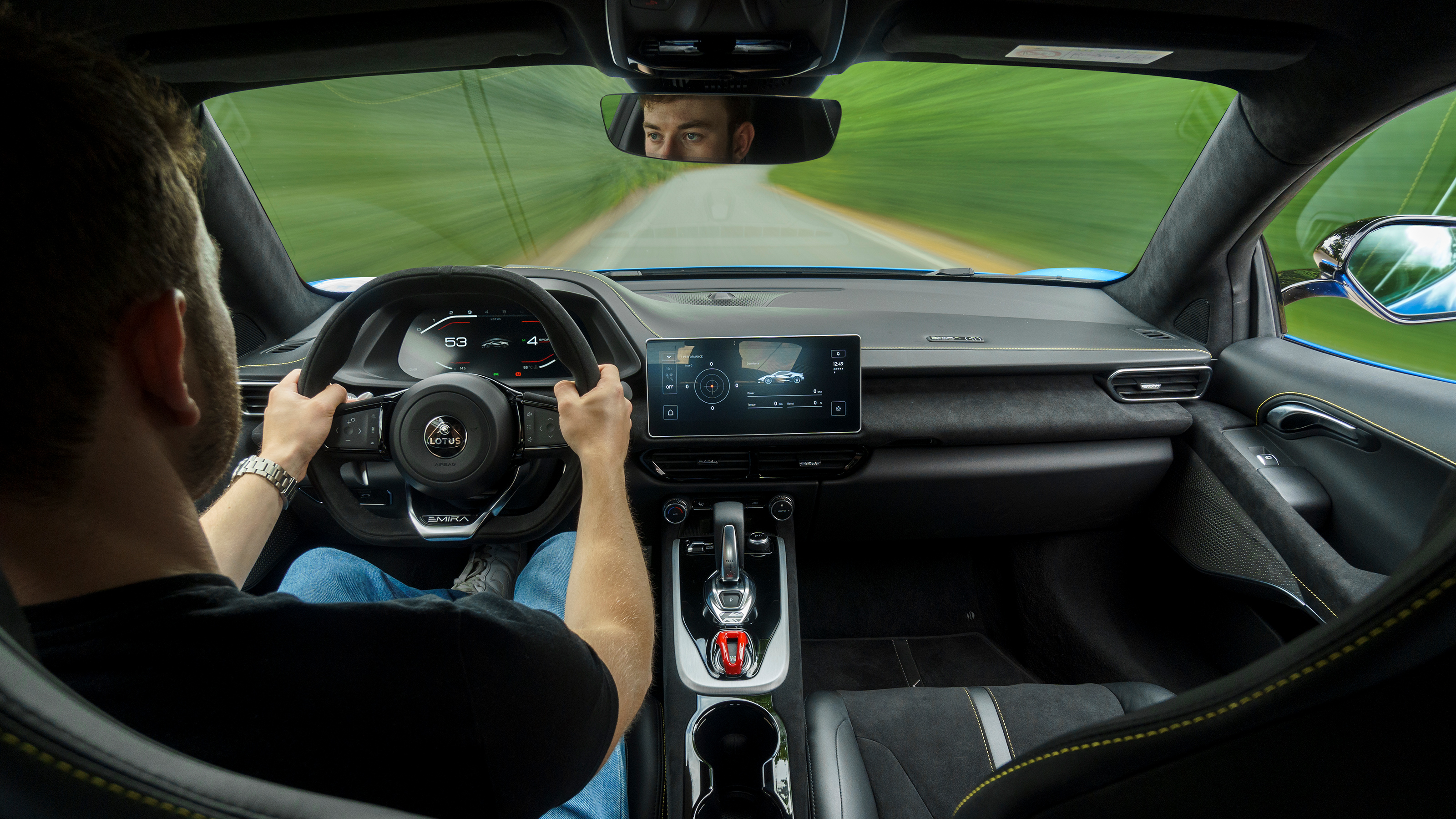 Lotus Emira i4 interior staff